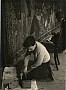 28 - Painting the backcloth for Hamlet '62. David Roser or Rosser art master in background